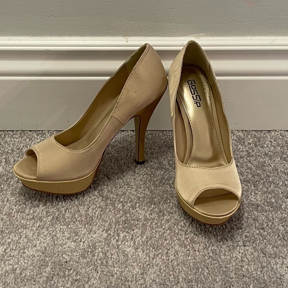 Women’s Open Toe Heels - Size 6.5
